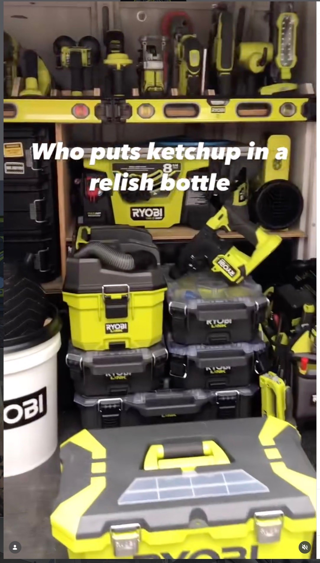 Ryobi tool collection featured in the Reel